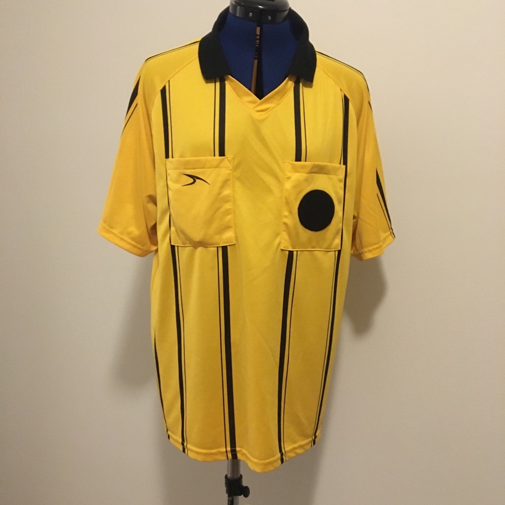 SCORE Referee Uniform with Whistle, Yellow & Red Card & Pencil